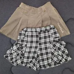 マザウェイズ　キュロットスカート　セット 130