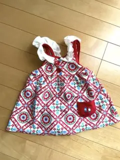 プチジャム　petitjam ベビー水着 花柄ワンピース かわいい80㎝