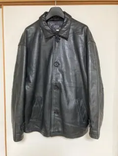 極美品 CHAPS RALPH LAUREN 羊革 カーコート ブラック M 美品 ポロ ラルフローレン レザーコート カーコート XL 黒 野村