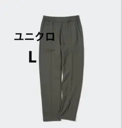【ユニクロ】ストレッチフリースパンツ　ダークグリーン