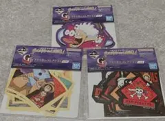 ONE PIECE一番くじ　ステッカー3点