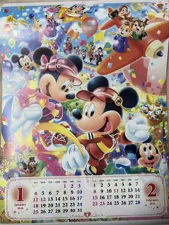 ☆新品未開封☆非売品☆ 2026年 ディズニー壁掛けカレンダー　第一生命