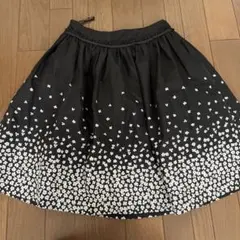 M's Gracy フラワープリント フレアスカート