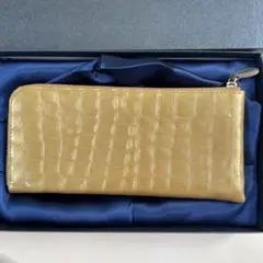最高級！クロコダイル ニロティカス L字ファスナー長財布 エトープ 1枚