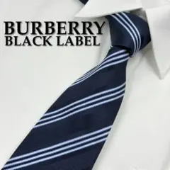 ✨️美品✨️ バーバリーブラックレーベル ネクタイ ストライプ ホースロゴ