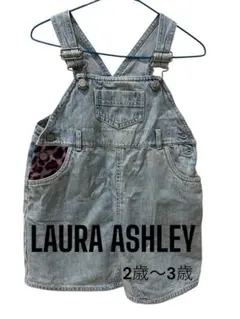 LAURA ASHLEY デニムオーバーオール 2歳〜3歳