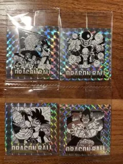 ドラゴンボール40周年記念シールウェハース第2弾、4枚セット