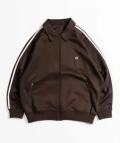 MUHET ミュエータ【M】襟付きトラックジャケット ブラウン