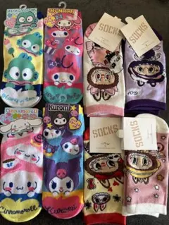 新品 8足セット ラブブ　サンリオ 靴下 まとめ売り