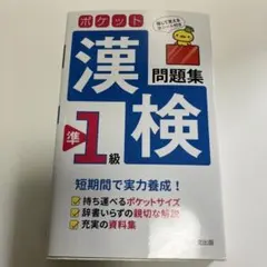 ポケット 漢検準1級問題集 成美堂出版