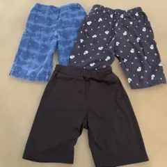 UNIQLO ステテコ　ハーフパンツ　３着セット　120サイズ