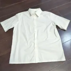 白色 半袖シャツ ポリエステル製160