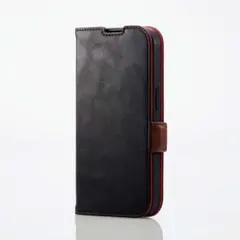エレコム iPhone 14 Pro 用 ソフトレザーケース 手帳型