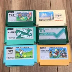 ファミコン　マリオなど任天堂含めた６本セット　まとめ売り