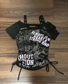 グランジ、y2k、パンクTシャツ