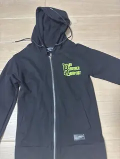 RTEG ジップパーカー ブラック