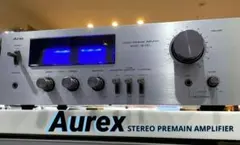 AUREX 小型プリメインアンプ SB-A15 割合レアみたい　動作品 AUREX 小型プリメインアンプ SB-A15 割合レアみたい 動作品