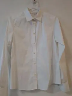 【組曲】ホワイト 長袖 ボタンダウンシャツ　Mサイズ