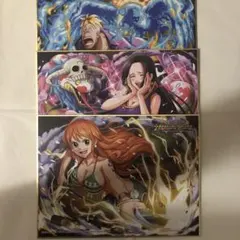 一番くじ　ONE PIECE スペシャル色紙 トレジャークルーズ　ナミ　マルコ