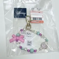 Disney ヤングオイスター パール調チャーム キーホルダー