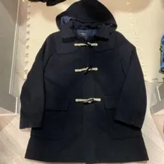 COMME CA ISM フード付きウールコート 150A