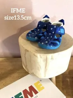 IFME×abc 13.5cm ウォーターサンダル イフミー　ブルー