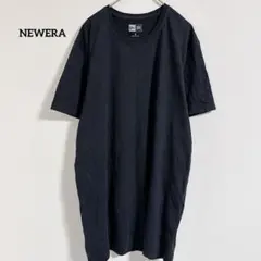 ニューエラ 無地 Tシャツ クルーネック 半袖 M 黒 綿 お出かけ 普段着のサムネイル