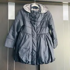 familiar ネイビー フレアコート 120cm