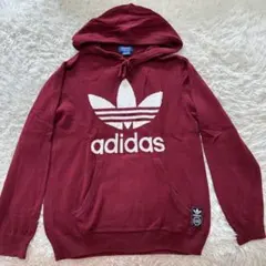 adidas ニットパーカー トレフォイル アディダスオリジナルス S