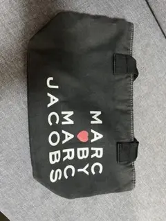 MARC BY MARC JACOBS ロゴ トートバッグ ブラック