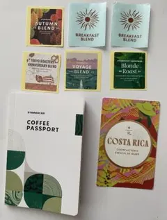 【送料込み】スターバックス パスポート　COFFEE PASSPORT　シール付のサムネイル