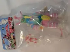 サイン色紙付！M1号 ヒッポリト星人 蓄光版ソフビ 関智一&鵜川薫氏