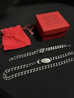 【4月限定出品】DIESEL ネックレス＋ブレスレット2点セット別売り可