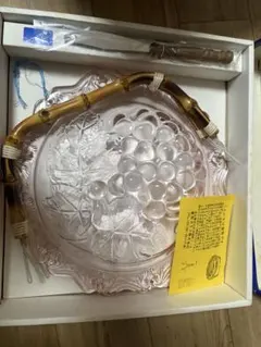 anela様専用】ZZ052平茶碗 ガラス 月下美人(耐熱) 今岡都 紙箱 - メルカリ
