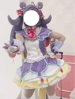 名探偵プリキュア！ 明智あんな 高品質コスプレ衣装 M ウィッグ 靴23.5