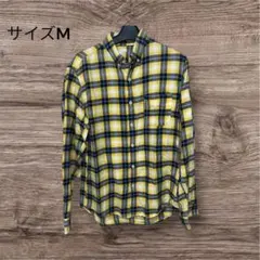 チェック柄フランネルシャツ