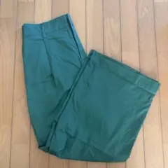 UNIQLO ワイドパンツ グリーン