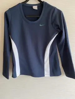 Nike 長袖トップス M ネイビー/ホワイト