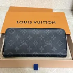 LOUIS VUITTON ブラックレザー長財布