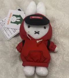 miffy style限定 スケボーミッフィー マスコット キーホルダー レッド