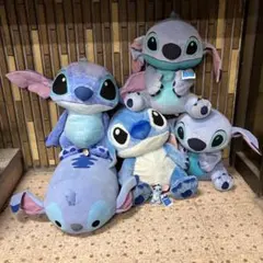ディズニー スティッチ 超特大ぬいぐるみ まとめ売り 6点セット 玩具 人形