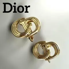 Christian Dior　クリスチャン・ディオール　イヤリング　両耳　ロゴ