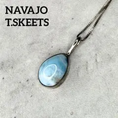NAVAJO T.SKEETS ナバホ カラーストーンシルバーネックレスのサムネイル