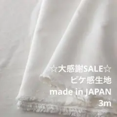 A3X/5771-02◆3m 感謝祭/綿ポリ混ピケ感生地/アパレルブランド