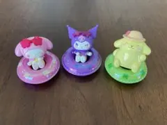サンリオ　可愛いフィギュア　3個セット　クロミ　ポムポムプリン　マイメロディ