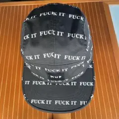 HUF FUCK IT キャップ ブラック