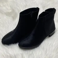 Wacoal Tear ショートブーツ サイドジップ23cm EEE 黒