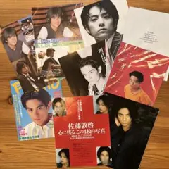 光GENJI 大沢樹生 クリアファイル セット 沢公式 一部おまけ写真他
