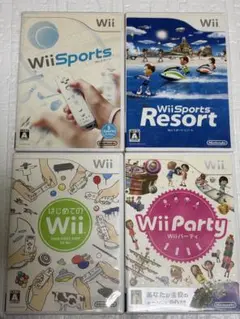 ⭐️24時間以内発送⭐️Wiiソフトまとめ売り　4本セット　スポーツ　パーティ