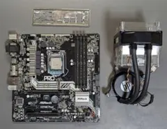 H270M Pro4 マザーボード + i7-7700K + 水冷クーラー